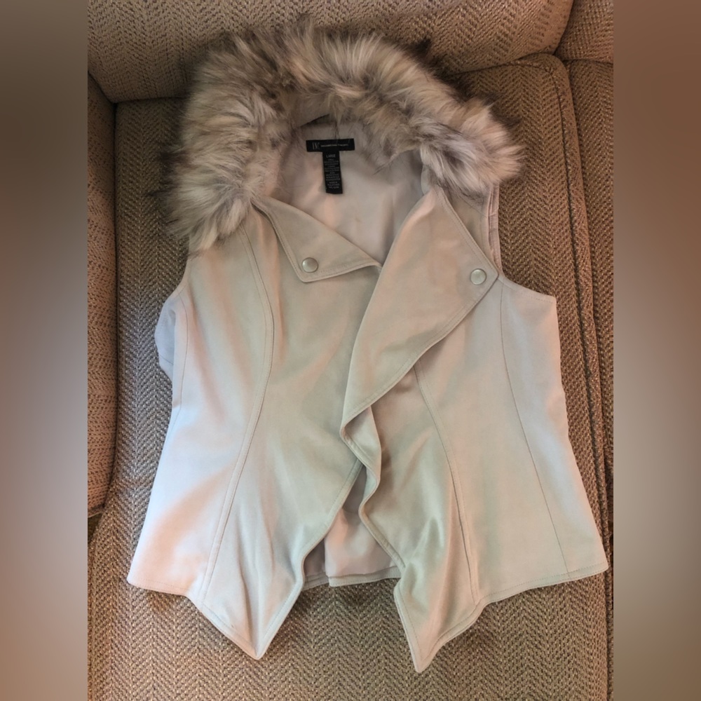 I.N.C. Suede Vest